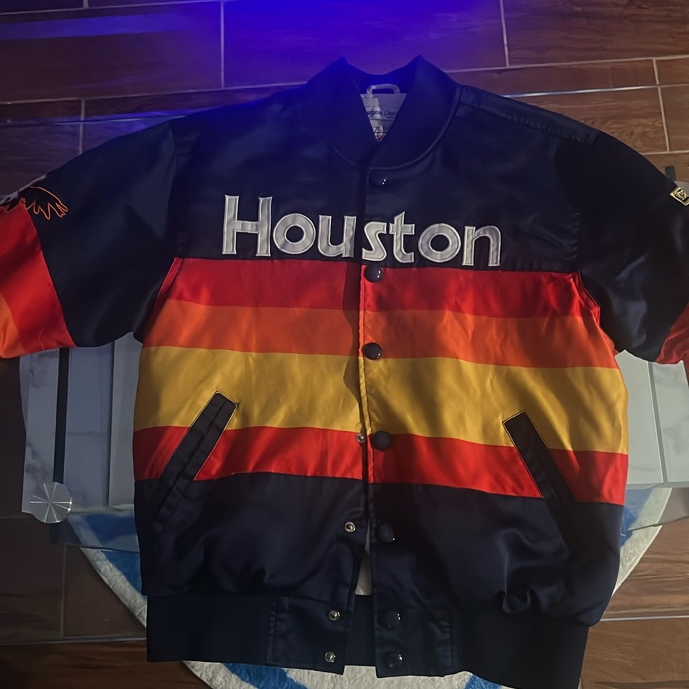 Houston Astros Bomber Jacket Size Medium